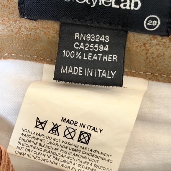 Diesel StyleLab 100% Leather Made in Italy (Size: 28)